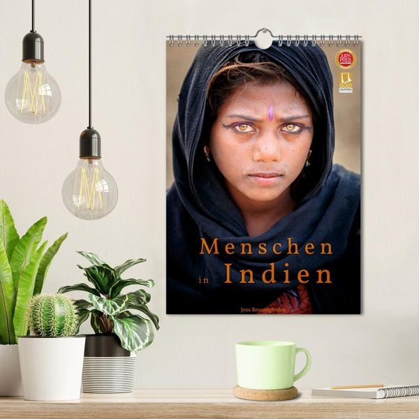 Produktbild: Menschen in Indien (Wandkalender 2026 DIN A4 hoch), CALVENDO Monatskalender