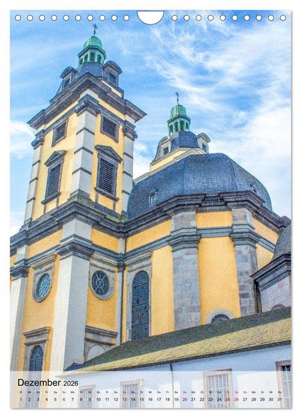 Produktbild: Kirchen in D&uuml;sseldorf (Wandkalender 2026 DIN A4 hoch), CALVENDO Monatskalender