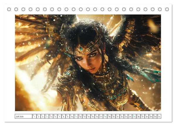 Produktbild: Die G&ouml;tter des Nils (Tischkalender 2026 DIN A5 quer), CALVENDO Monatskalender