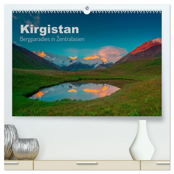 Produktbild: Kirgistan Bergparadies in Zentralasien (hochwertiger Premium Wandkalender 2026 DIN A2 quer), Kunstdruck in Hochglanz