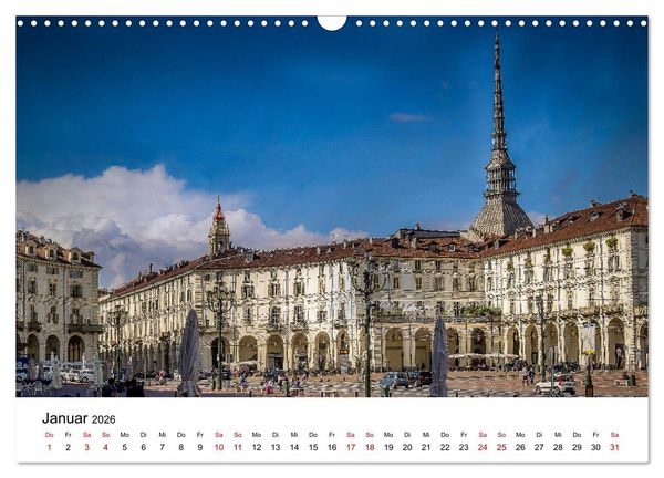 Produktbild: Piemont und Turin (Wandkalender 2026 DIN A3 quer), CALVENDO Monatskalender