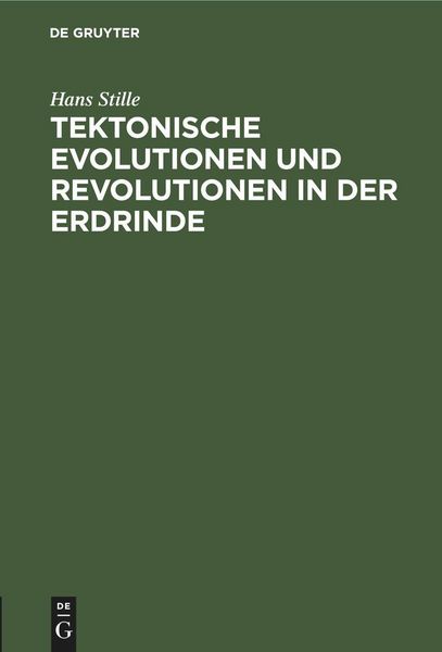 Produktbild: Tektonische Evolutionen und Revolutionen in der Erdrinde