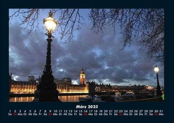 Produktbild: London 2025 Fotokalender DIN A4