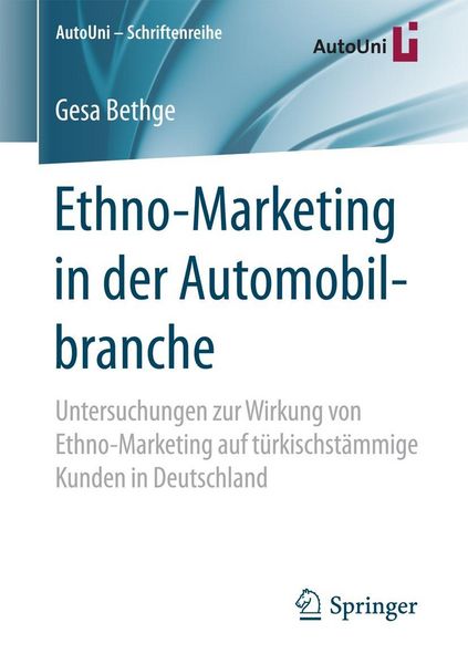 Produktbild: Ethno-Marketing in der Automobilbranche