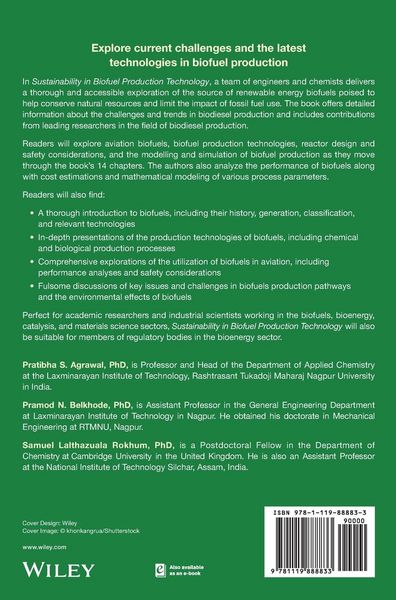 Produktbild: Sustainability in Biofuel Production Technology
