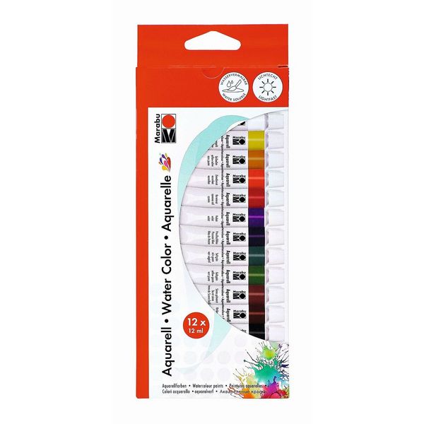 Produktbild: Marabu Aquarellfarbenset 12x12ml