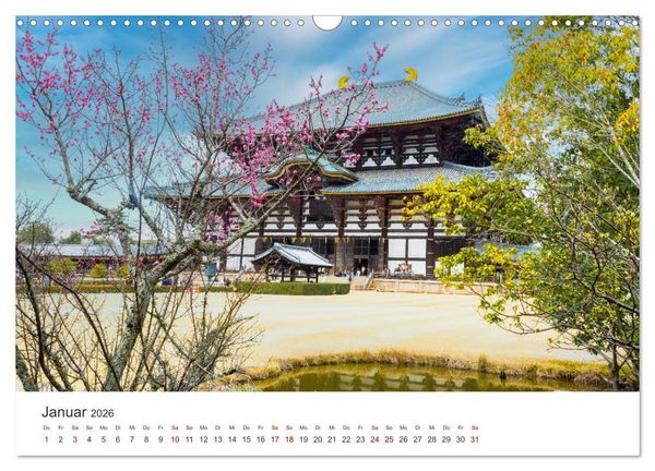 Produktbild: Tempel in Japan (Wandkalender 2026 DIN A3 quer), CALVENDO Monatskalender