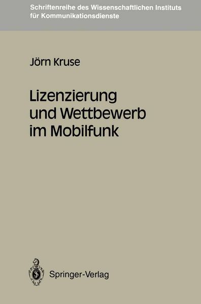 Produktbild: Lizenzierung und Wettbewerb im Mobilfunk