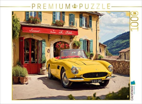 Produktbild: CALVENDO Puzzle Der Ferrari 250 GT wurde als CabrioVersion von 1955 bis 1962 produziert. | 1000 Teile Lege-Gr&ouml;&szlig;e 64 &times; 48 cm Foto-Puzzle f&uuml;r gl&uuml;ckliche Stunden