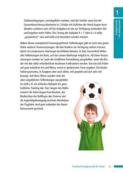 Produktbild: Praxisbuch Kopfgymnastik f&uuml;r Kinder