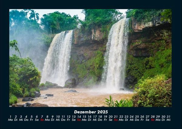 Produktbild: Wasserf&auml;lle 2025 Fotokalender DIN A4