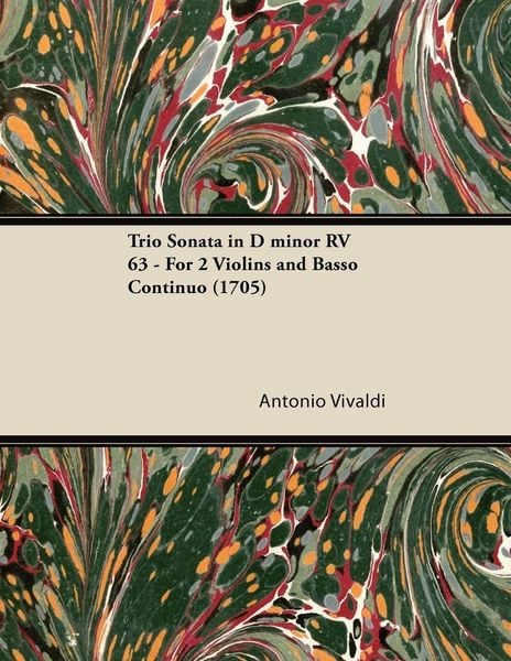 Produktbild: Trio Sonata in D minor RV 63 - For 2 Violins and Basso Continuo (1705)