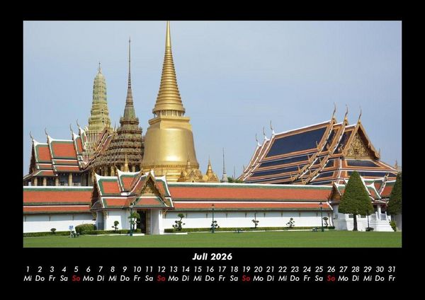 Produktbild: Tempel 2026 Fotokalender DIN A3