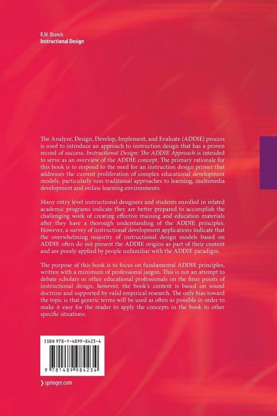 Produktbild: Instructional Design: The ADDIE Approach