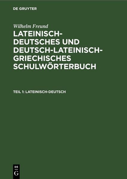 Produktbild: Lateinisch-deutsch