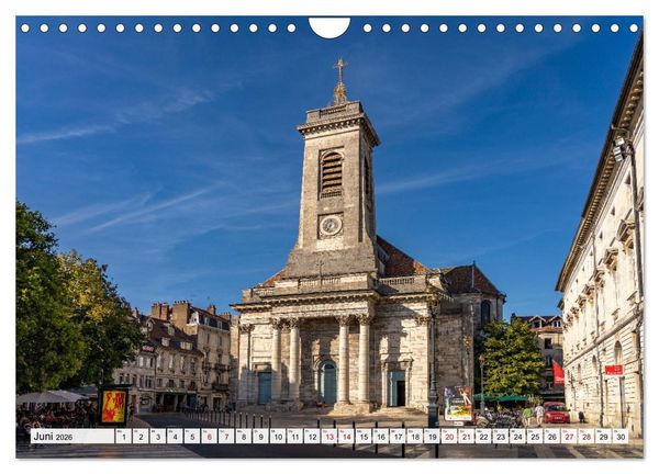 Produktbild: Frankreich - Besan&ccedil;on (Wandkalender 2026 DIN A4 quer), CALVENDO Monatskalender