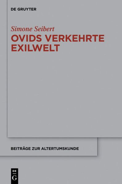 Produktbild: Ovids verkehrte Exilwelt