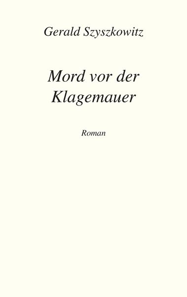 Produktbild: Mord vor der Klagemauer