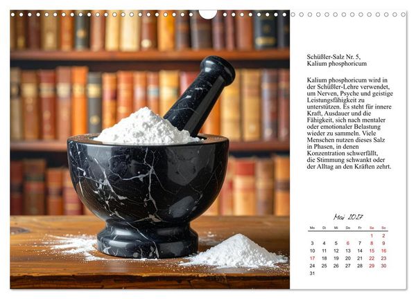 Produktbild: Die Kraft der Mineralbalance (Wandkalender 2027 DIN A3 quer), CALVENDO Monatskalender