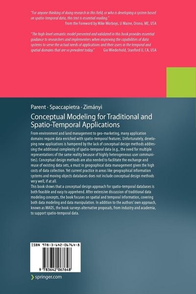 Produktbild: Conceptual Modeling for Traditional and Spatio-Temporal Applications