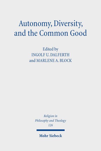 Produktbild: Autonomy, Diversity and the Common Good