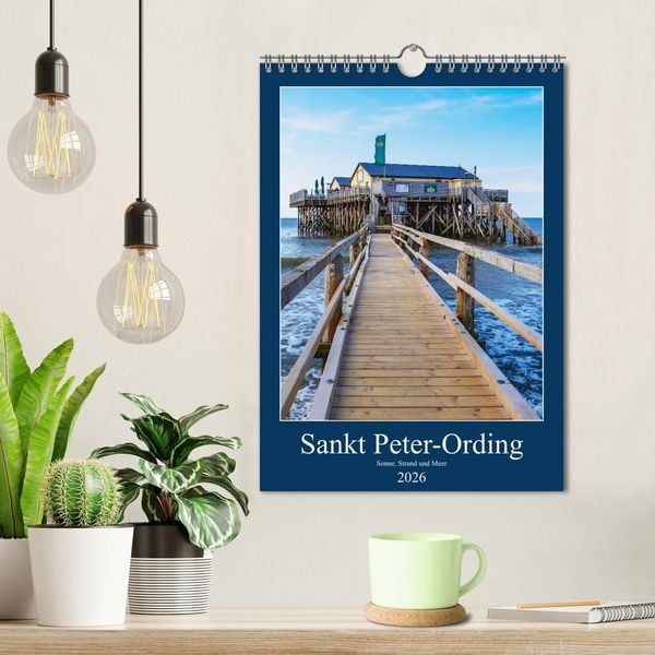 Produktbild: Sankt Peter-Ording Sonne, Strand und Meer (Wandkalender 2026 DIN A4 hoch), CALVENDO Monatskalender