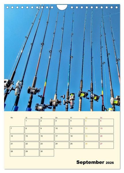 Produktbild: Angeln - extrem faszinierend (Wandkalender 2026 DIN A4 hoch), CALVENDO Monatskalender