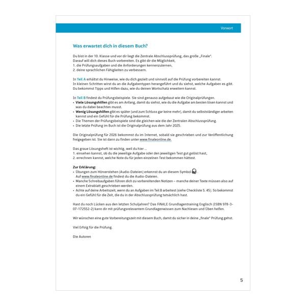 Produktbild: FiNALE Pr&uuml;fungstraining Erweiterter Erster Schulabschluss Nordrhein-Westfalen