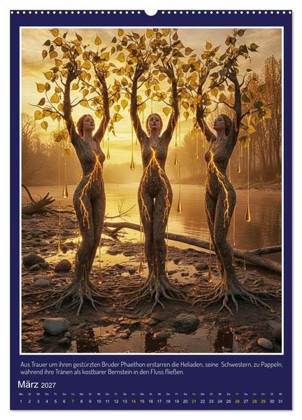 Produktbild: Metamorphosen in antiken Erz&auml;hlungen (Wandkalender 2027 DIN A2 hoch), CALVENDO Monatskalender