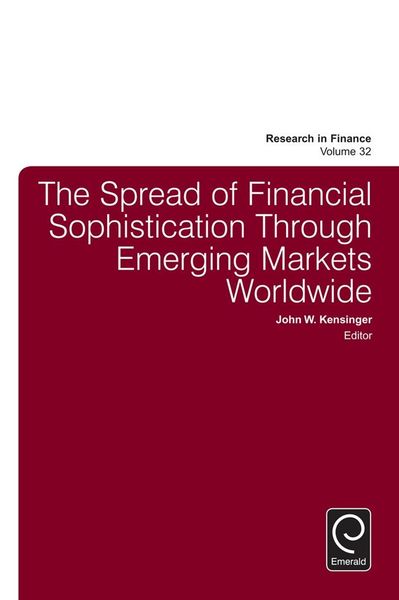 Produktbild: Spread of Financial Sophistication Through Emerging Markets Worldwide