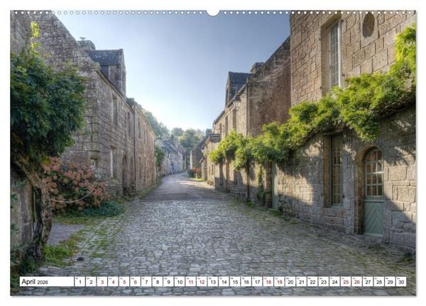 Produktbild: Locronan, ein Highlight in der Bretagne (hochwertiger Premium Wandkalender 2026 DIN A2 quer), Kunstdruck in Hochglanz