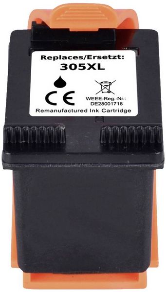 Produktbild: Renkforce Druckerpatrone ersetzt HP 305XL, 3YM62AE Kompatibel Schwarz RF-5628892