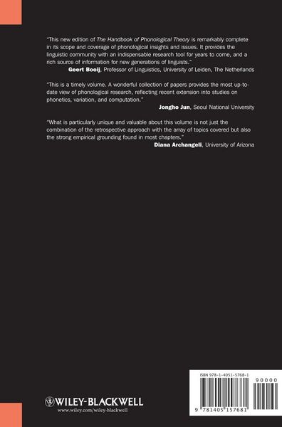 Produktbild: Handbook of Phonological Theor