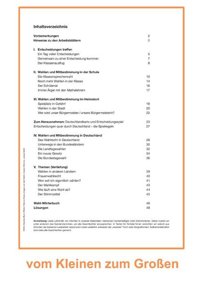 Produktbild: Unsere Stimme, unsere Wahl