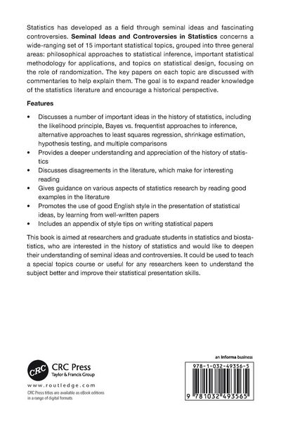 Produktbild: Seminal Ideas and Controversies in Statistics