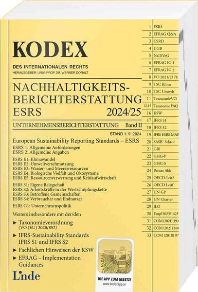 Produktbild: KODEX Nachhaltigkeitsberichterstattung - ESRS
