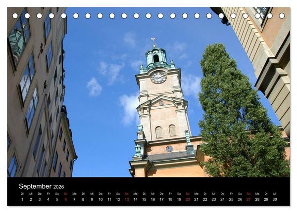 Produktbild: Sommer in Stockholm 2026 (Tischkalender 2026 DIN A5 quer), CALVENDO Monatskalender