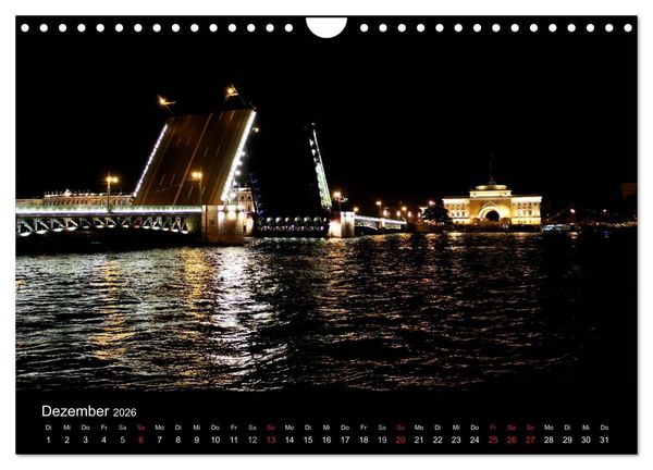 Produktbild: St. Petersburg (Wandkalender 2026 DIN A4 quer), CALVENDO Monatskalender