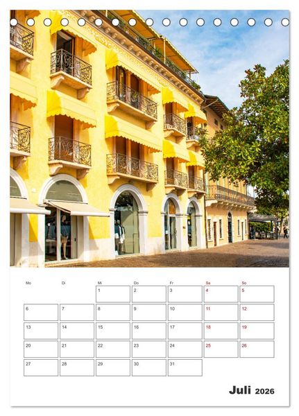 Produktbild: Salo am Gardasee - Reiseplaner (Tischkalender 2026 DIN A5 hoch), CALVENDO Monatskalender