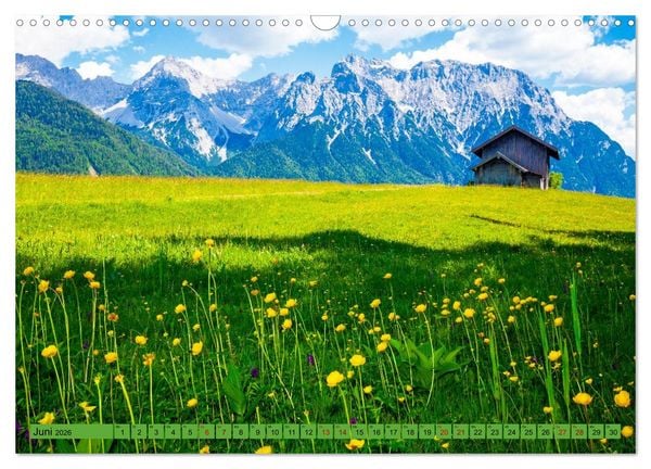 Produktbild: Die Buckelwiesen im Oberen Isartal (Wandkalender 2026 DIN A3 quer), CALVENDO Monatskalender