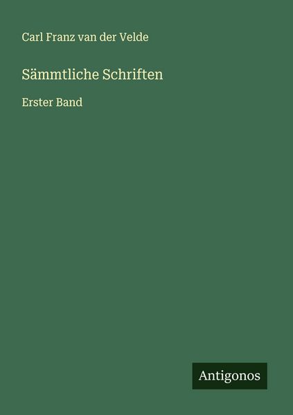 Produktbild: S&auml;mmtliche Schriften