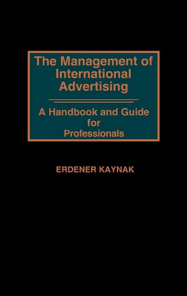 Produktbild: The Management of International Advertising