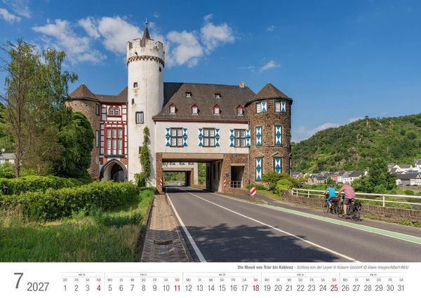 Produktbild: Die Mosel von Trier bis Koblenz 2026 Bildkalender A3 Spiralbindung