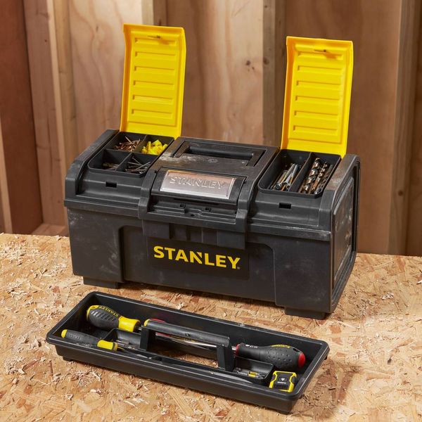 Produktbild: STANLEY 1-79-217 1-79-217 Werkzeugbox Kunststoff Schwarz, Gelb