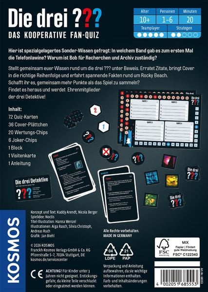Produktbild: Die drei ??? - Das kooperative Fan Quiz