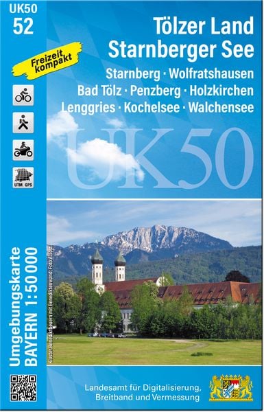 Produktbild: UK50-52 T&ouml;lzer Land, Starnberger See