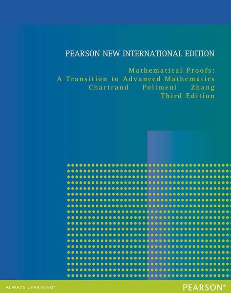 Produktbild: Mathematical Proofs: A Transition to Advanced Mathematics