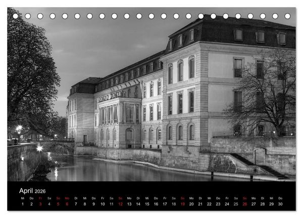 Produktbild: Hannover Monochrome Impressionen (Tischkalender 2026 DIN A5 quer), CALVENDO Monatskalender