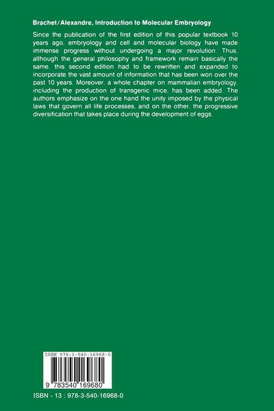 Produktbild: Introduction to Molecular Embryology