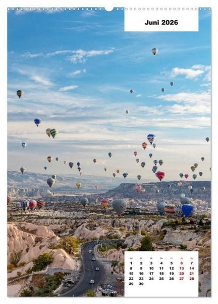 Produktbild: Kappadokien, zwischen Felsen und Himmel (Wandkalender 2026 DIN A2 hoch), CALVENDO Monatskalender